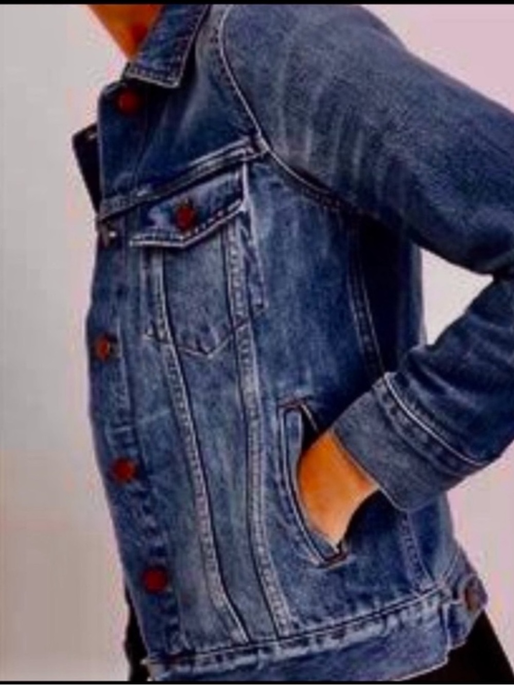 H&M Dark Wash Denim Jacket
